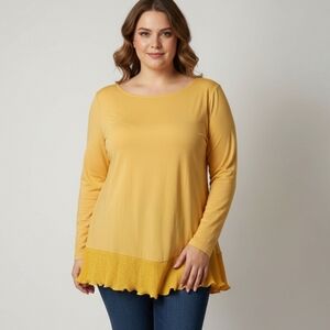 NWOT Yellow Long Sleeve Top